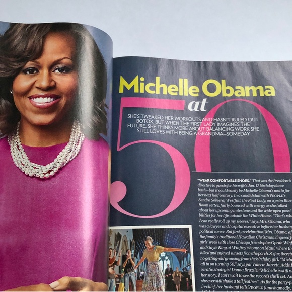 PEOPLE MAGAZINE JANUARY 27, 2014 MICHELLE OBAMA BACHELORETTE TRISTA & RYAN NEW - Picture 2 of 13